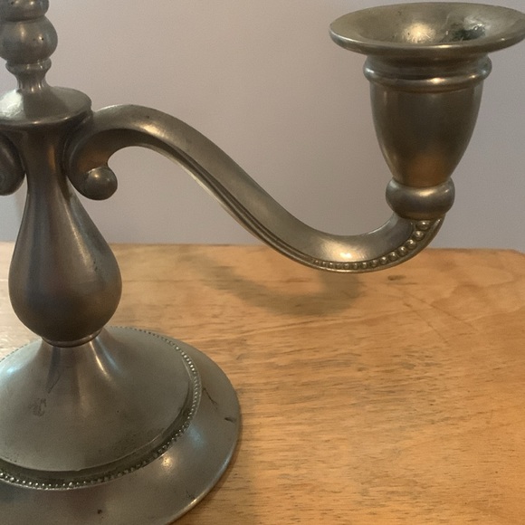 Holland Pewter candlestick - Picture 5 of 5